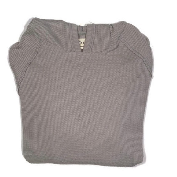 ARITZIA TNA Thermal Hooded Long sleeve Shirt - Picture 4 of 5